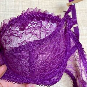 Chantal Thomass purple lacy bra